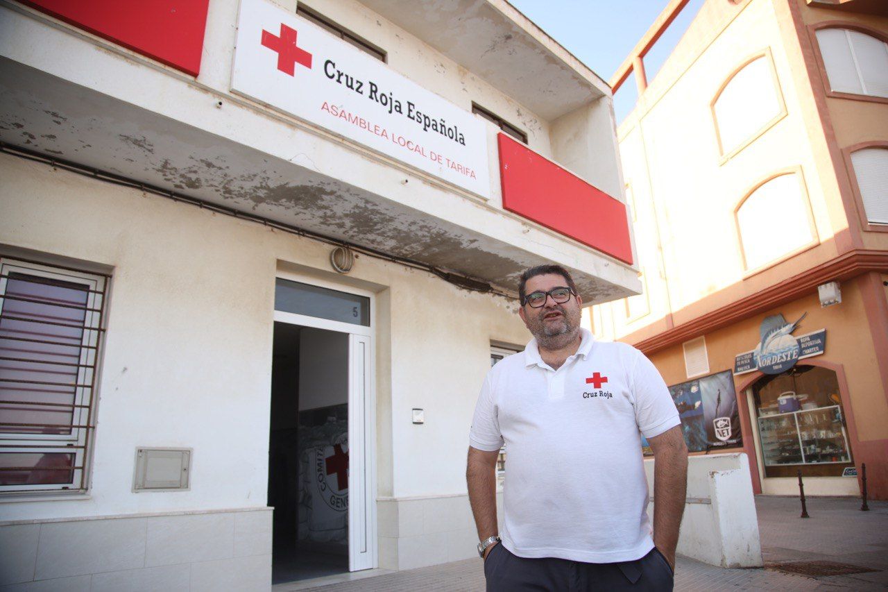 Iván Lima, técnico de Cruz Roja en Tarifa fallecido por covid, en una imagen de archivo. Autor: JUAN CARLOS TORO