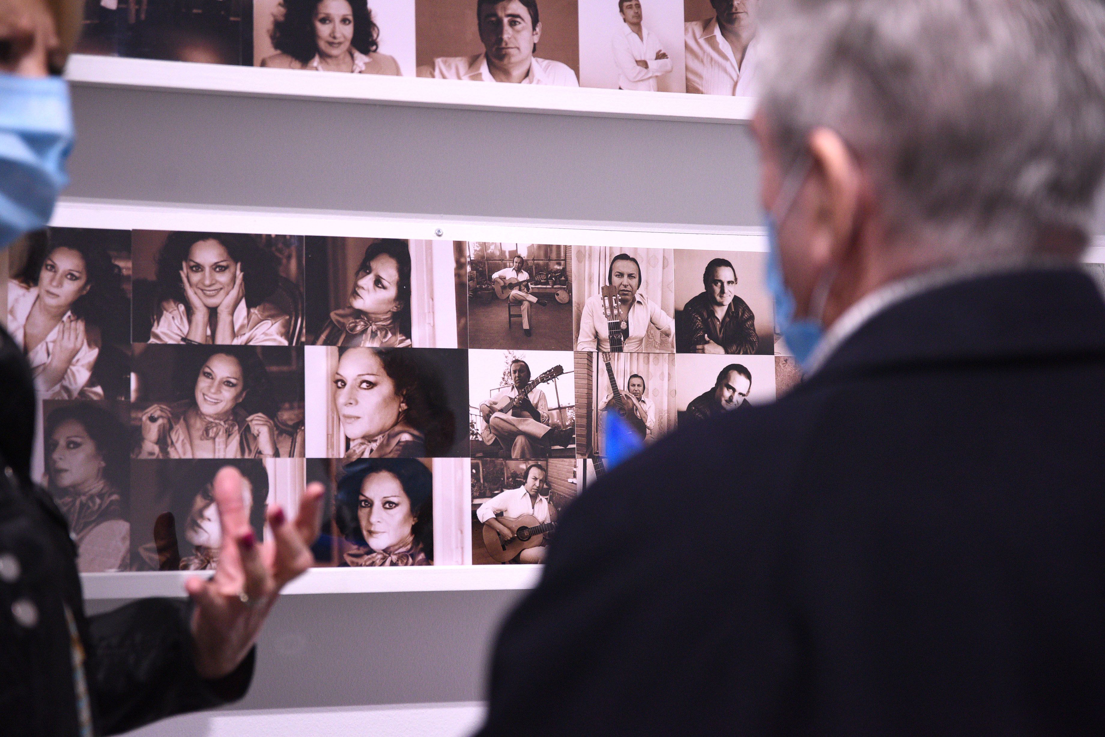 Una vista de la exposición en el IAF.