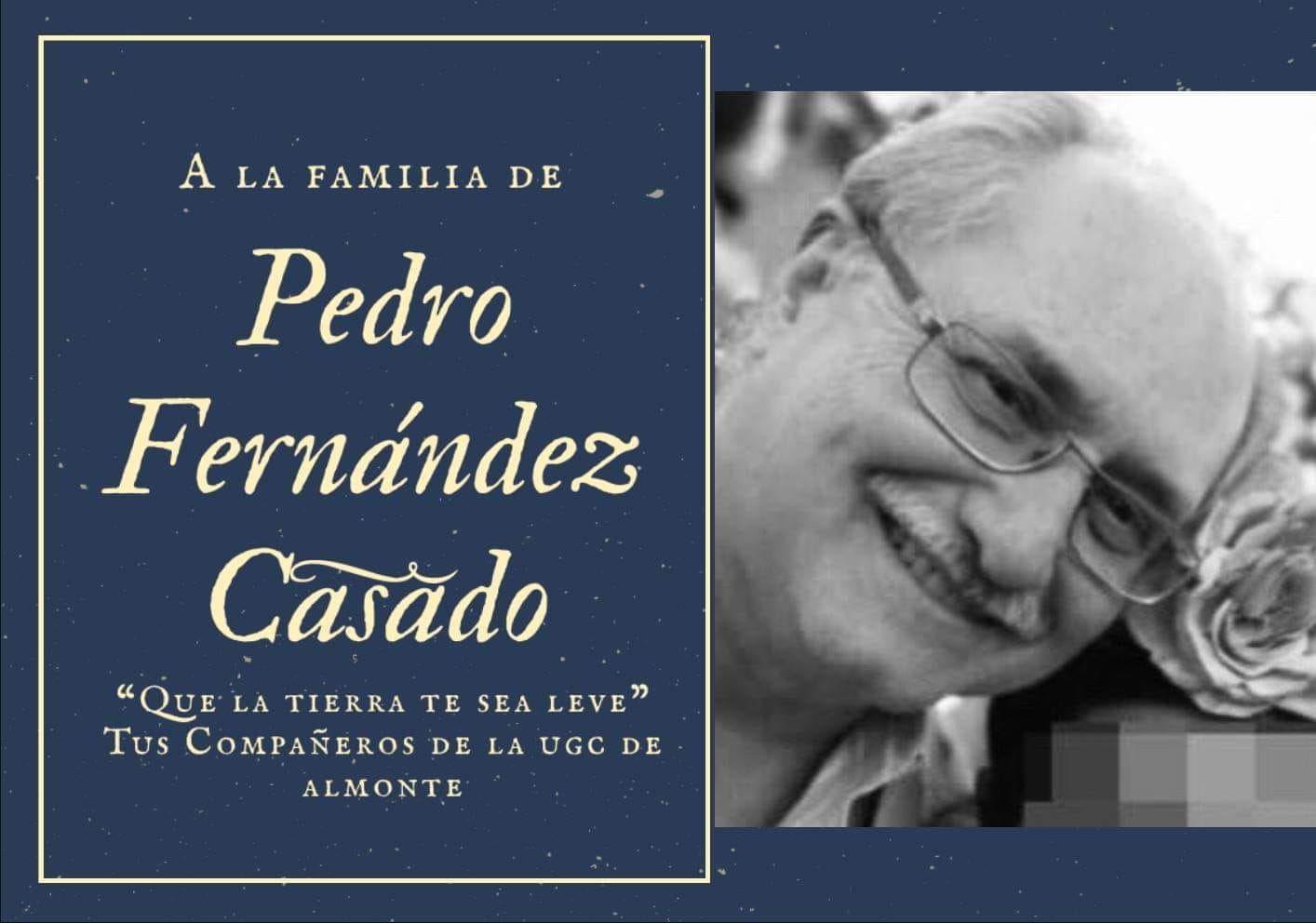 Condolencias por el doctor Fernández Casado, desde Almonte.