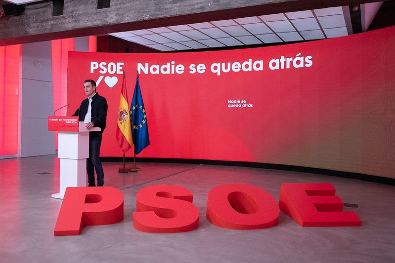Pedro Sánchez, este pasado sábado. Autor: PSOE