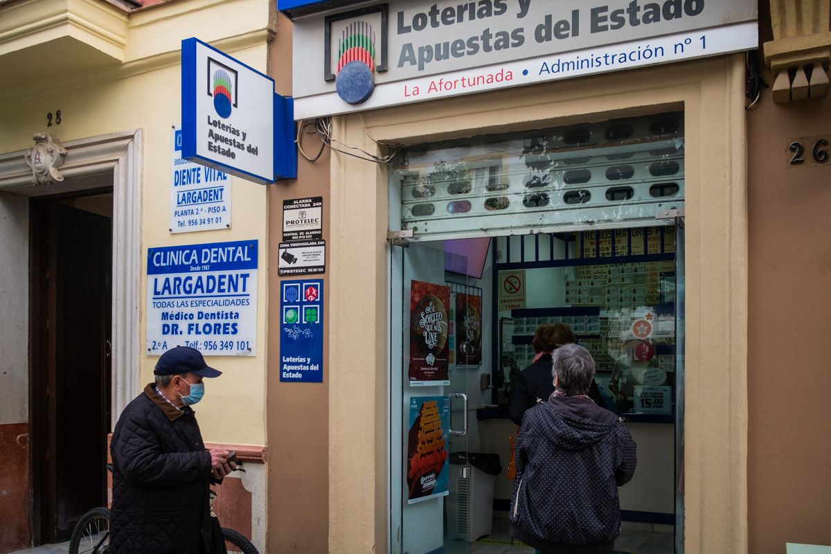 Una administración de Loterías, en una imagen reciente.