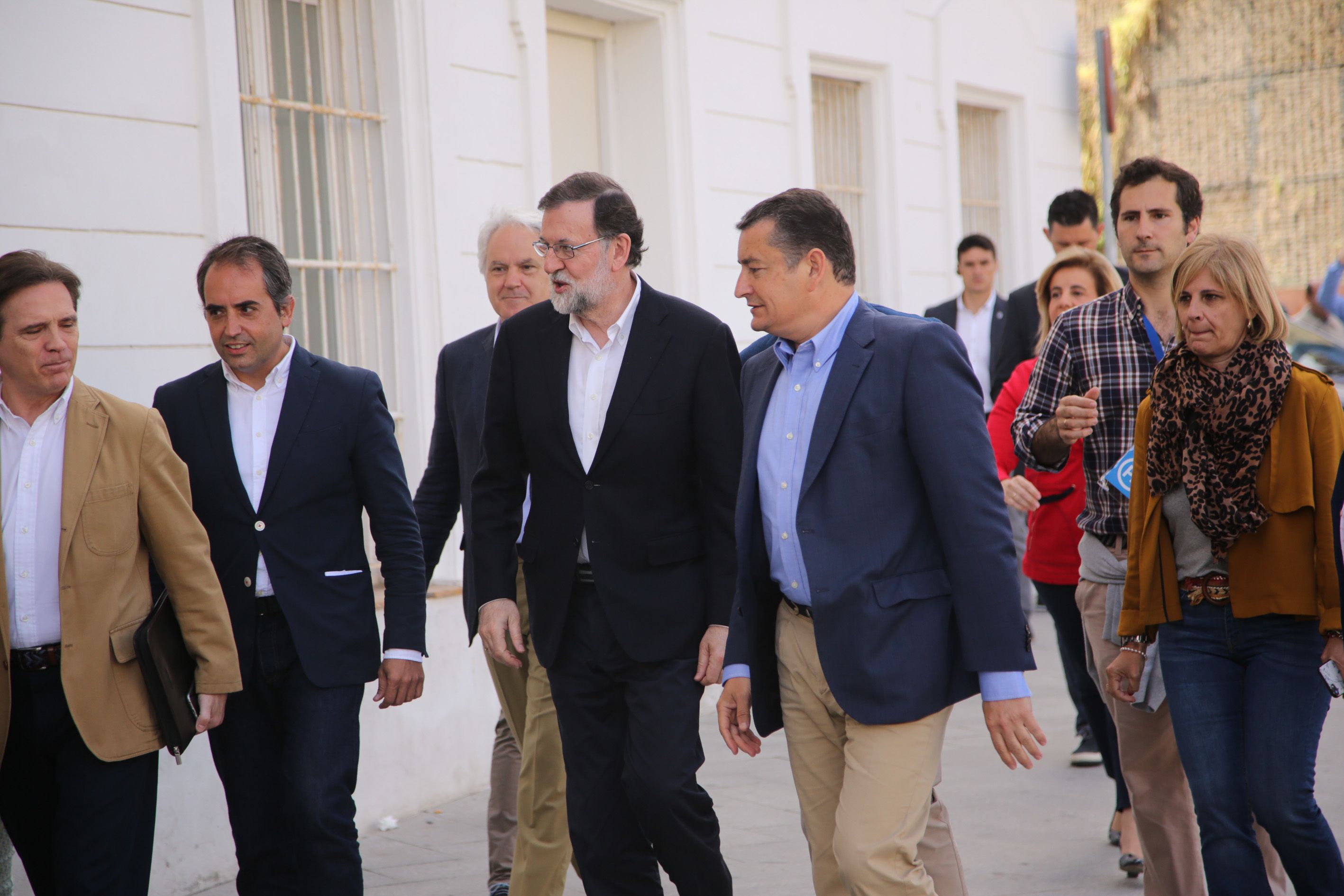 Mariano Rajoy, durante un acto celebrado recientemente en Jerez. FOTO: JUAN CARLOS TORO