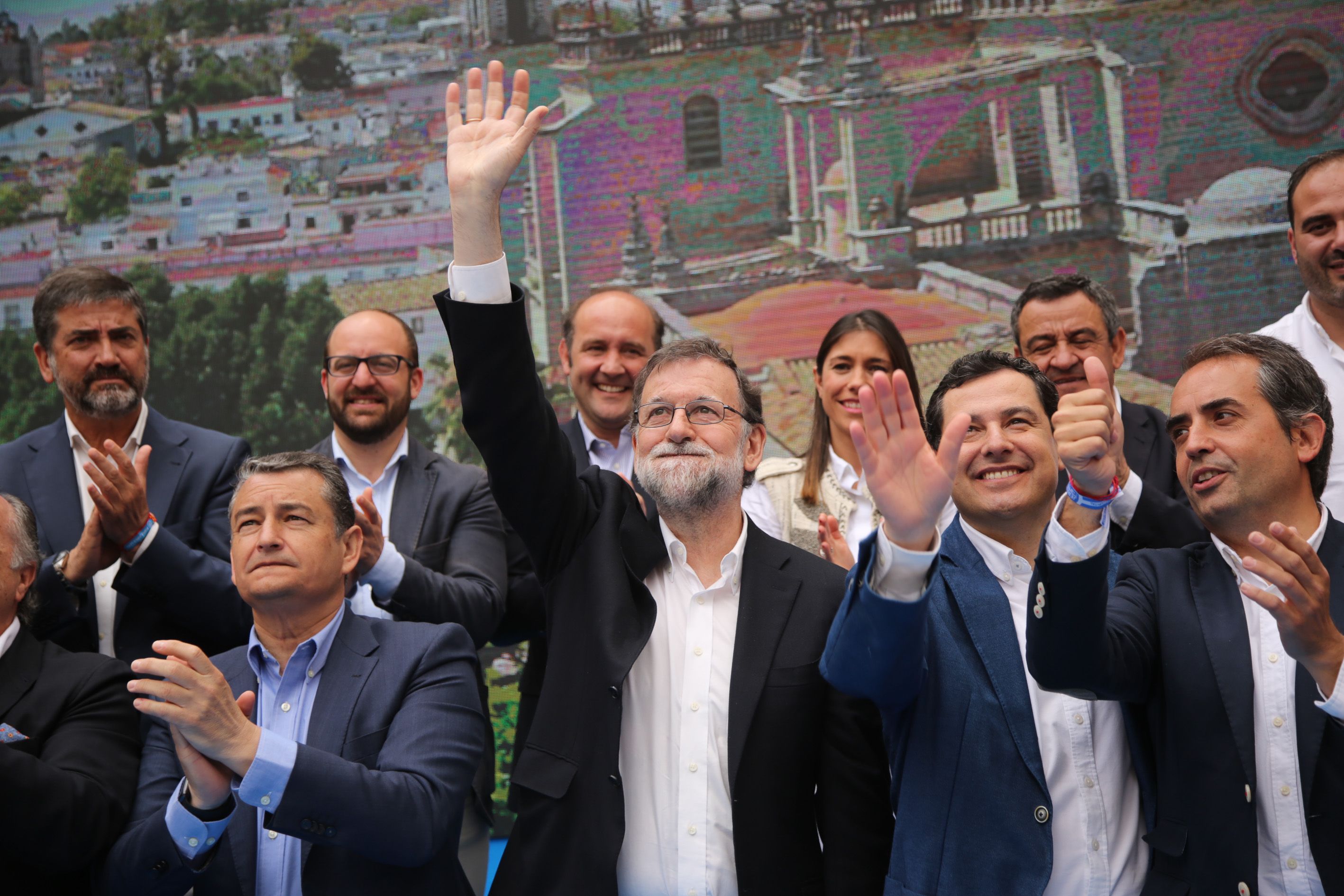 Mariano Rajo, en un acto celebrado en Jerez, días antes de su destitución. FOTO: JUAN CARLOS TORO.