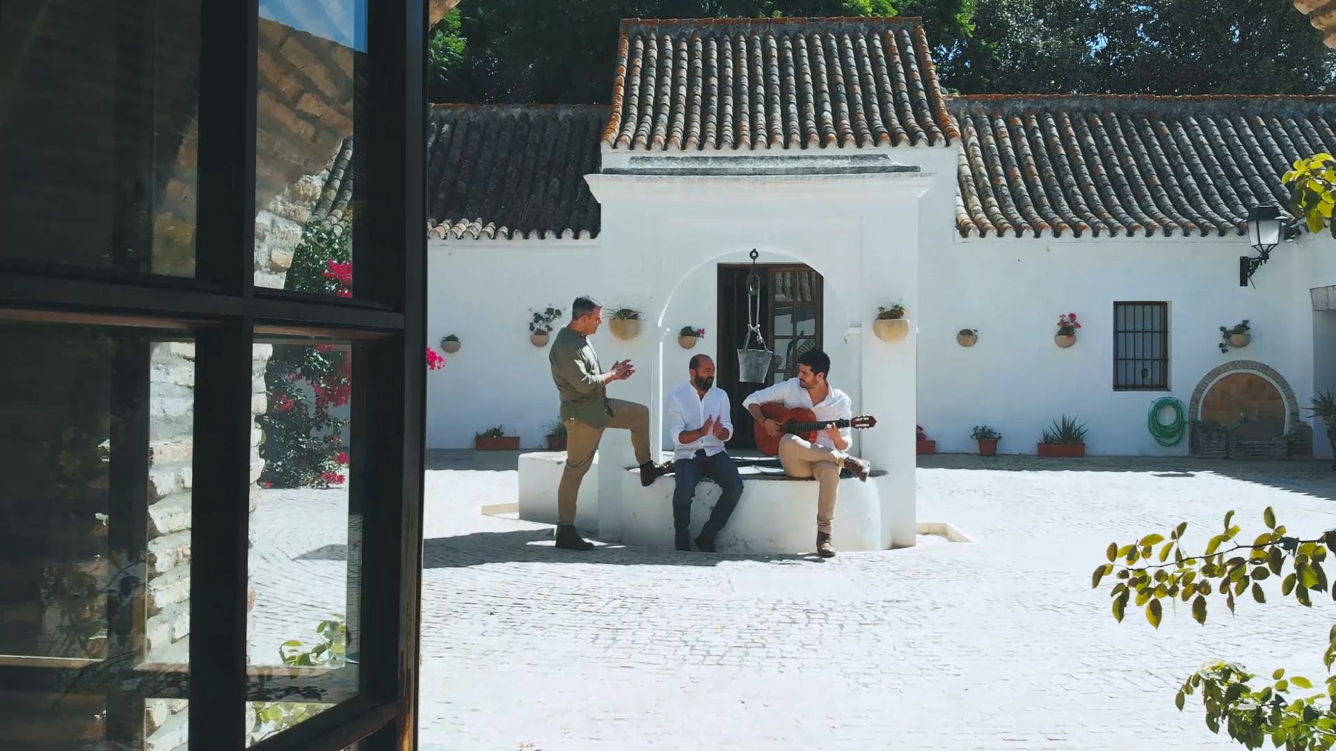 Antonio Manuel, José María Cala y Carlos Llave, en una de las imágenes promocionales del proyecto 'A palos'.