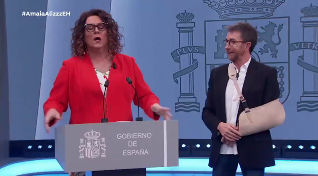 Carlos Latre imita a la ministra María José Montero en 'El hormiguero' (Atresmedia).