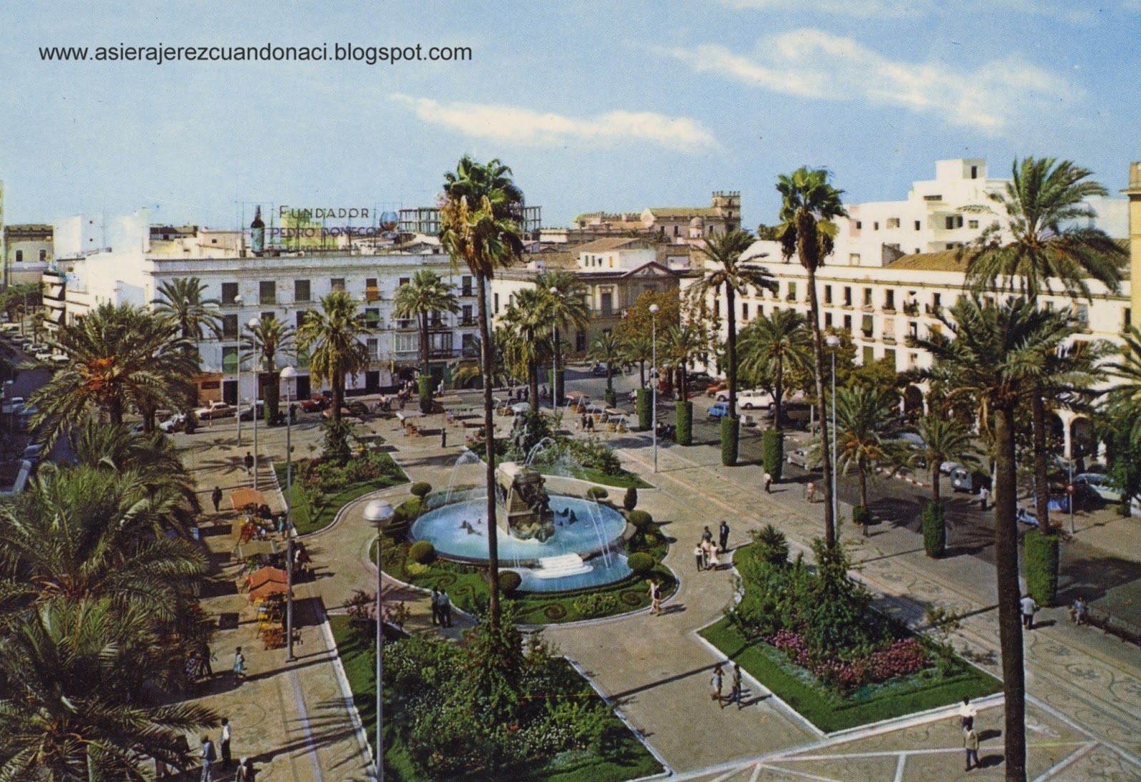 La antigua plaza del Arenal, en Jerez.