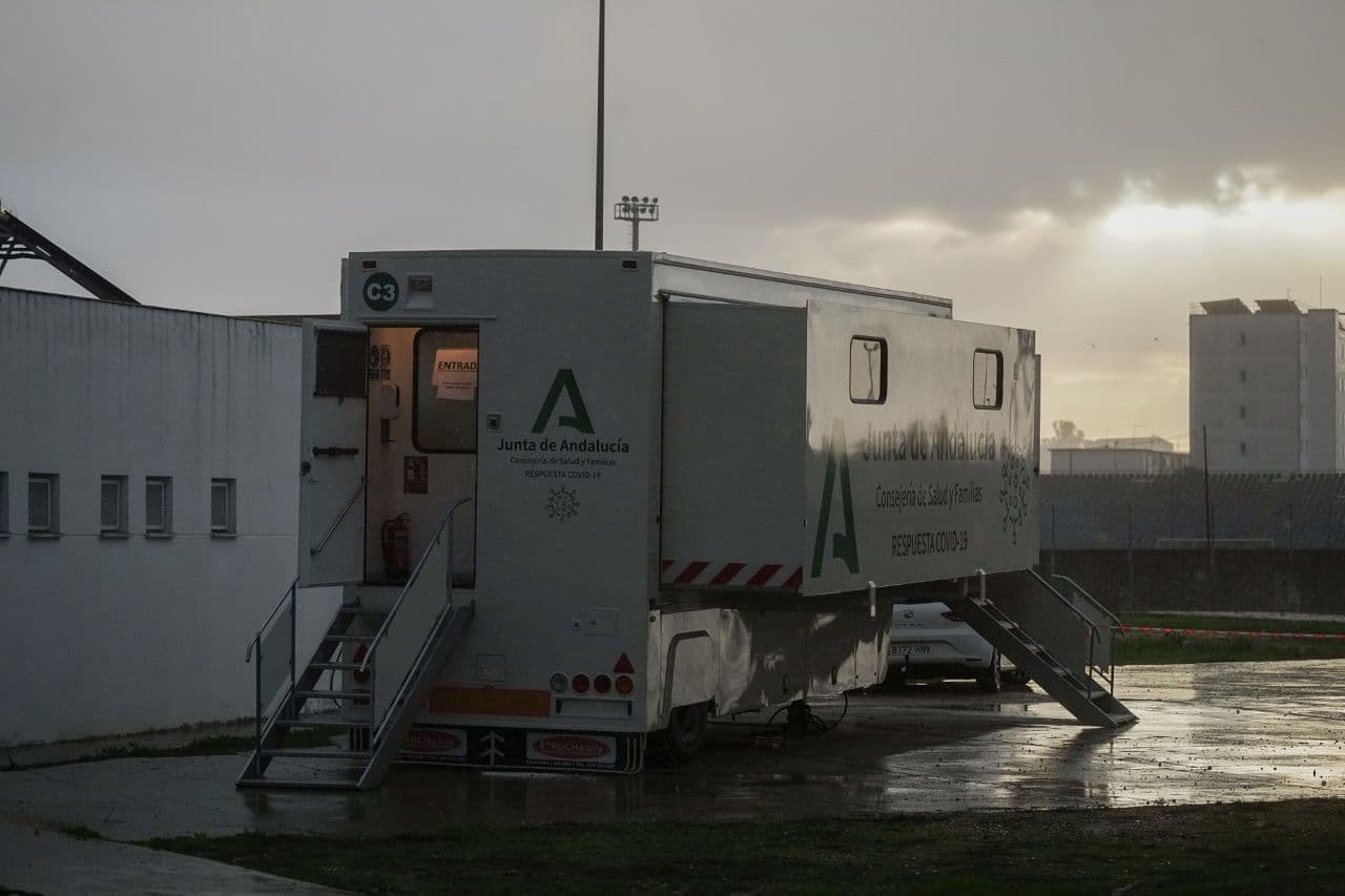 Así es el punto para el cribado del SAS en Jerez