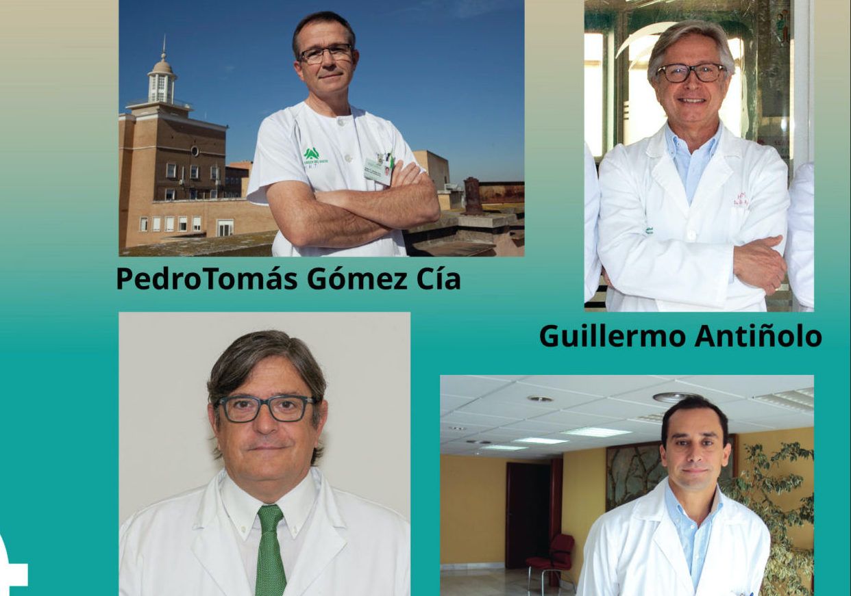 Los doctores Tomás Gómez Cía, José Luis Gutiérrez Pérez, Salvador Morales Conde y Guillermo Antiñolo Gil, incluidos entre los 100 mejores de España.