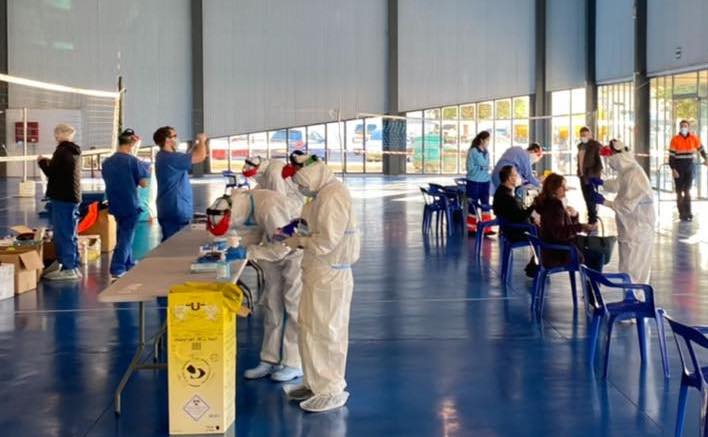 Un cribado poblacional realizado por el SAS, en una imagen reciente.