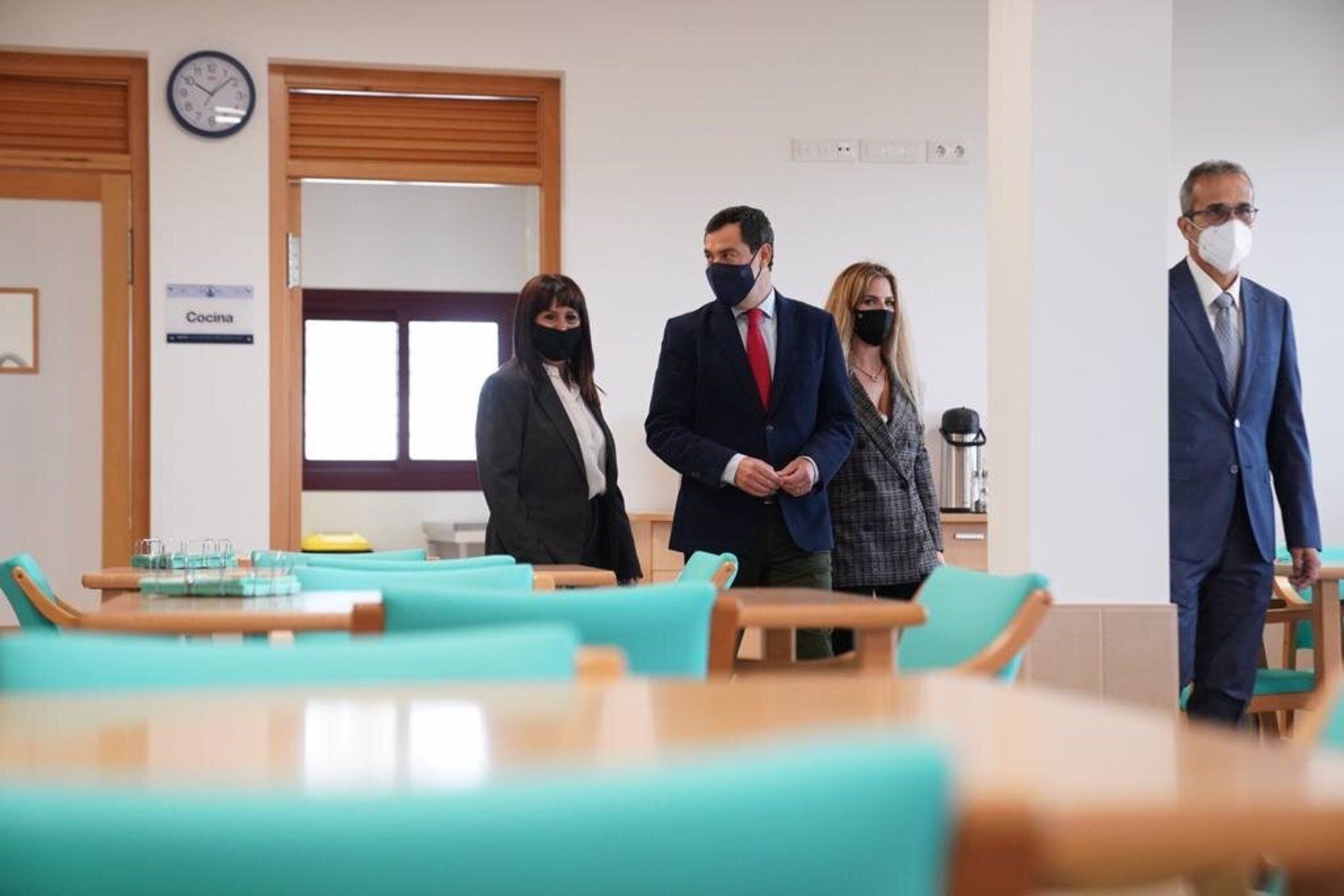 Moreno y Mestre, este viernes en Chiclana. Autor: Junta