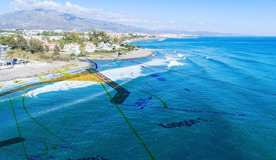 La ola de Largos, en una imagen de la Federación Española de Surfing.
