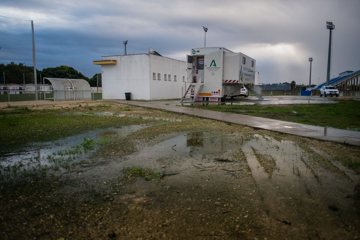 El cribado de coronavirus en Jerez, recientemente.