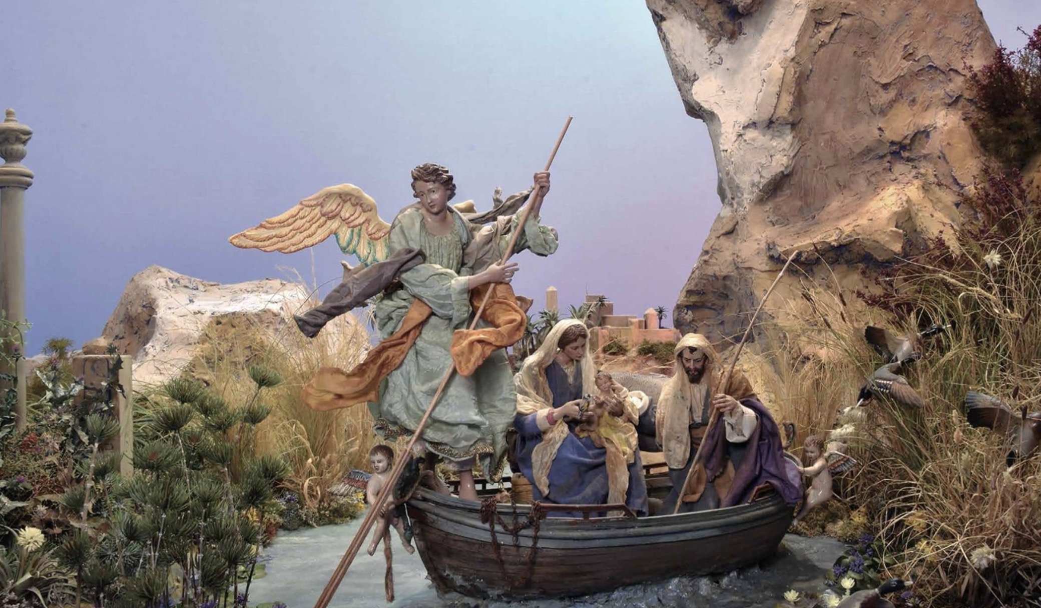 Un diorama de la Asociación de Belenistas de Jerez.