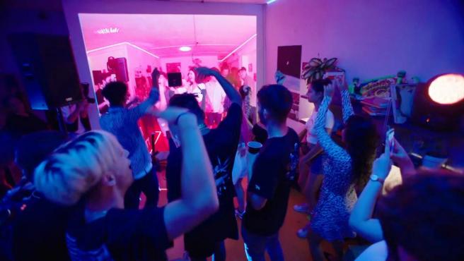 Fiesta con influencers en Málaga.