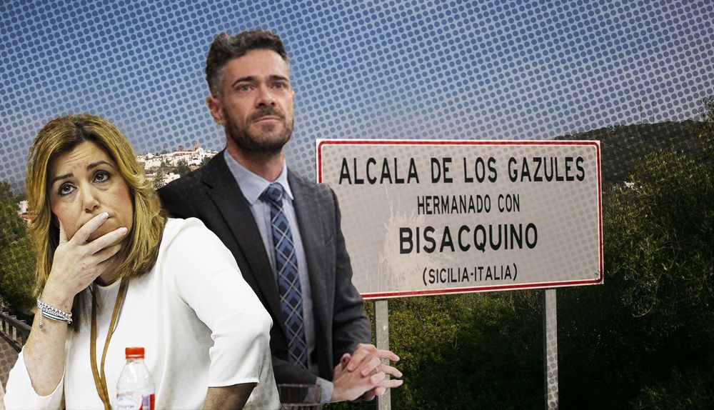 Susana Díaz y Felipe Sicilia. Montaje: MANU GARCÍA