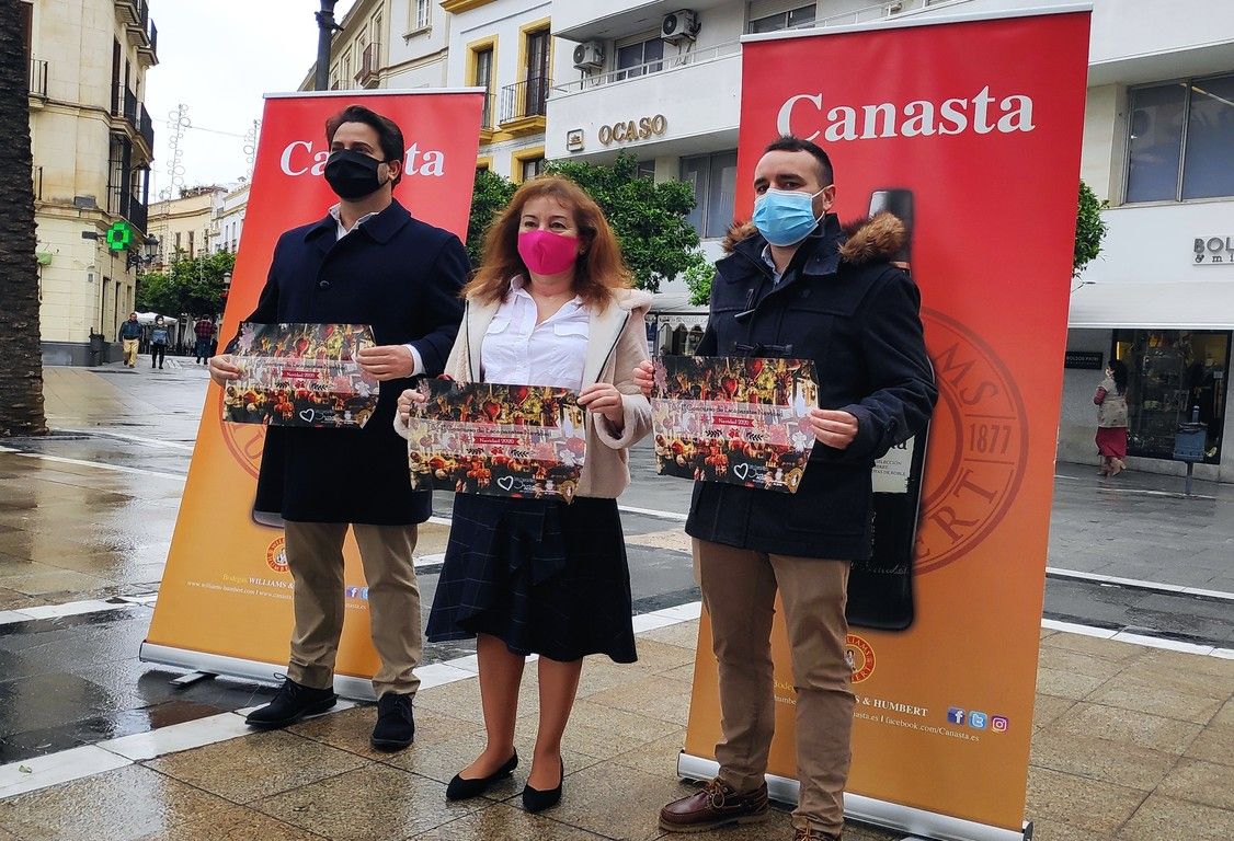 Un momento de la presentación del concurso de escaparates.