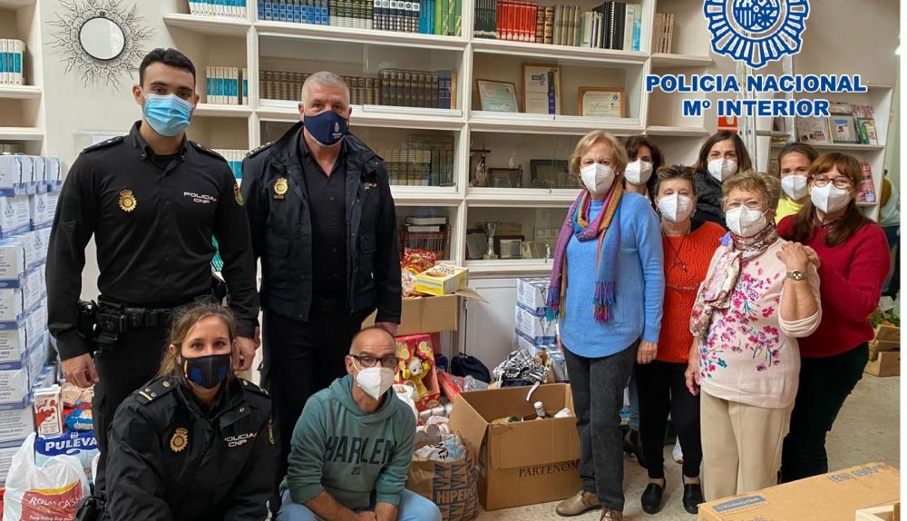 Foto de la donación. 