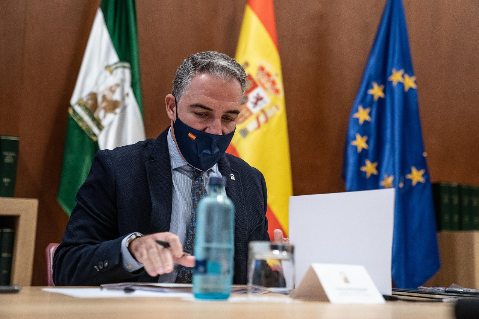 Elías Bendodo, consejero de Presidencia de la Junta.