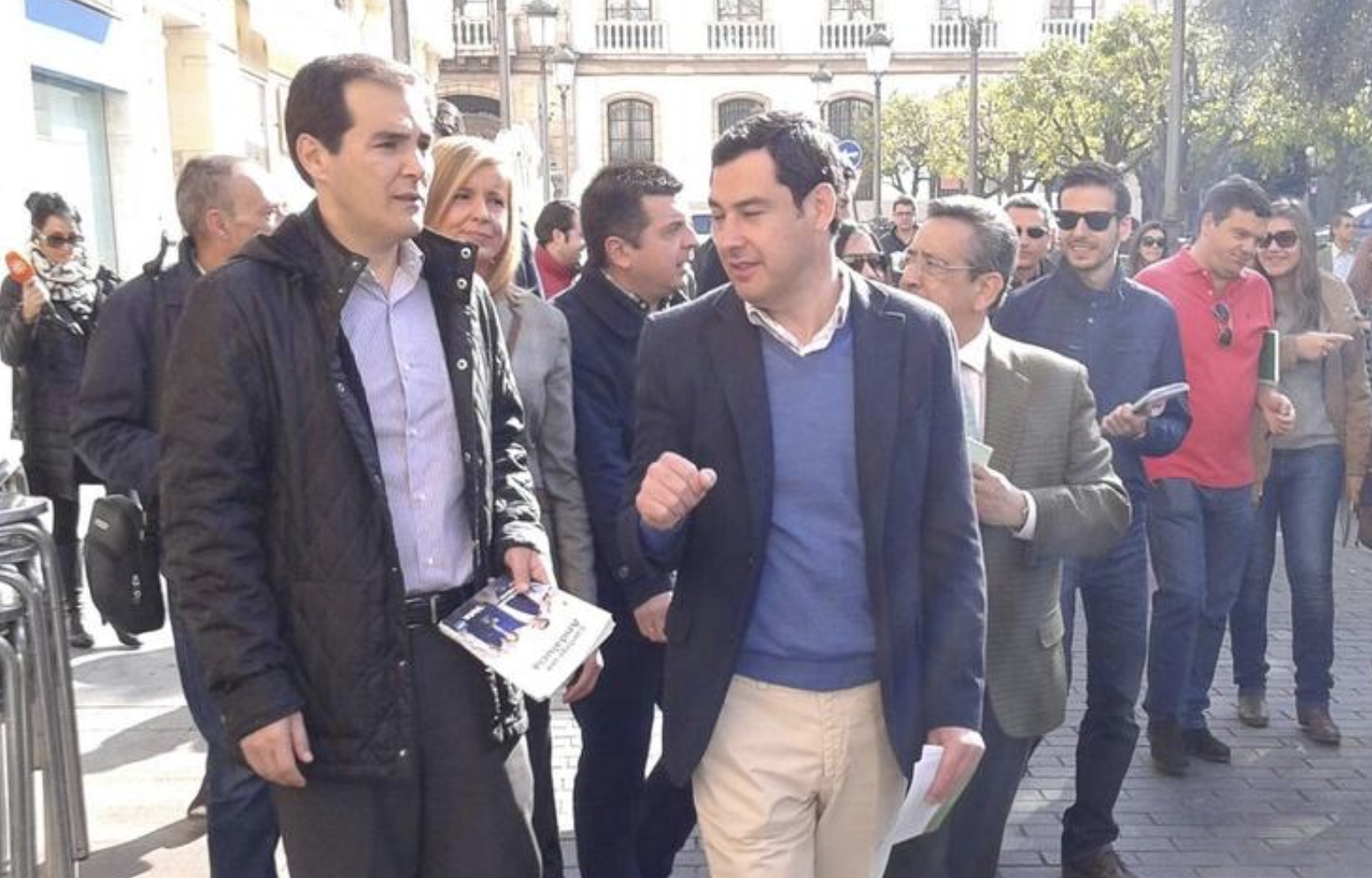 Nieto y Moreno, en una imagen del PP andaluz de 2015.