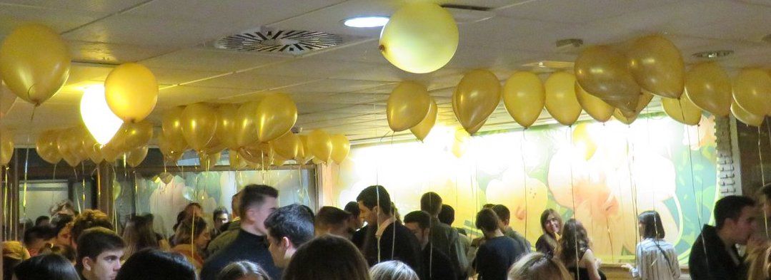 Una fiesta en el Colegio Mayor Galileo Galilei de Valencia, en una imagen de archivo.