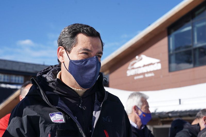 El presidente de la Junta de Andalucía, Juan Manuel Moreno, en una imagen reciente.