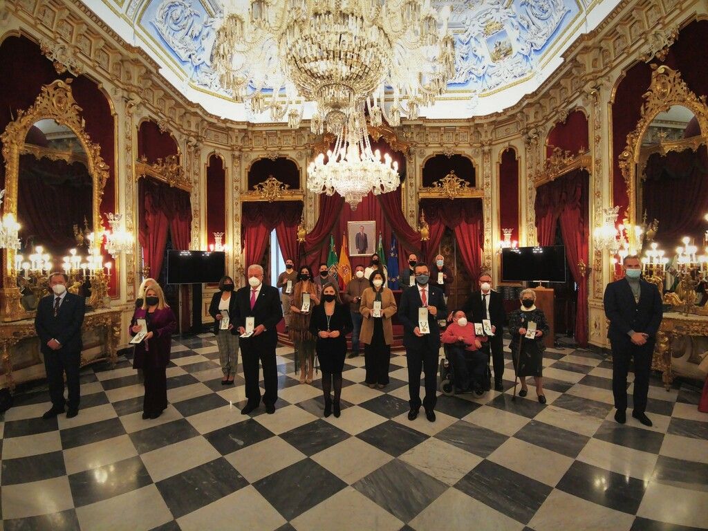 Los premiados en el Día de la Provincia, en una imagen de Diputación de Cádiz.