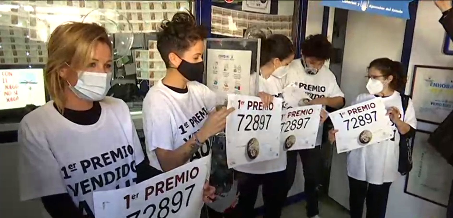 Un momento de la celebración en Punta Umbría. FOTO: CANAL SUR