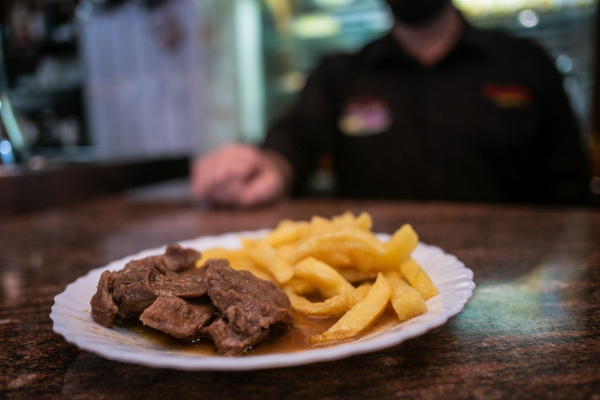 Cocina andaluza en El Chovi de El Puerto. Cocina andaluza en El Chovi de El Puerto.