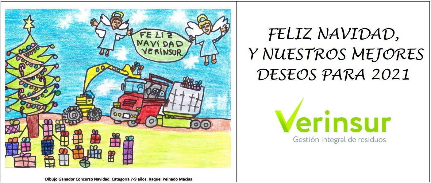 Los niños y niñas de los empleados de Las Calandrias en Jerez felicitan con cuidados dibujos la Navidad. Dibujo de Raquel Peinado Macías (5 años). 