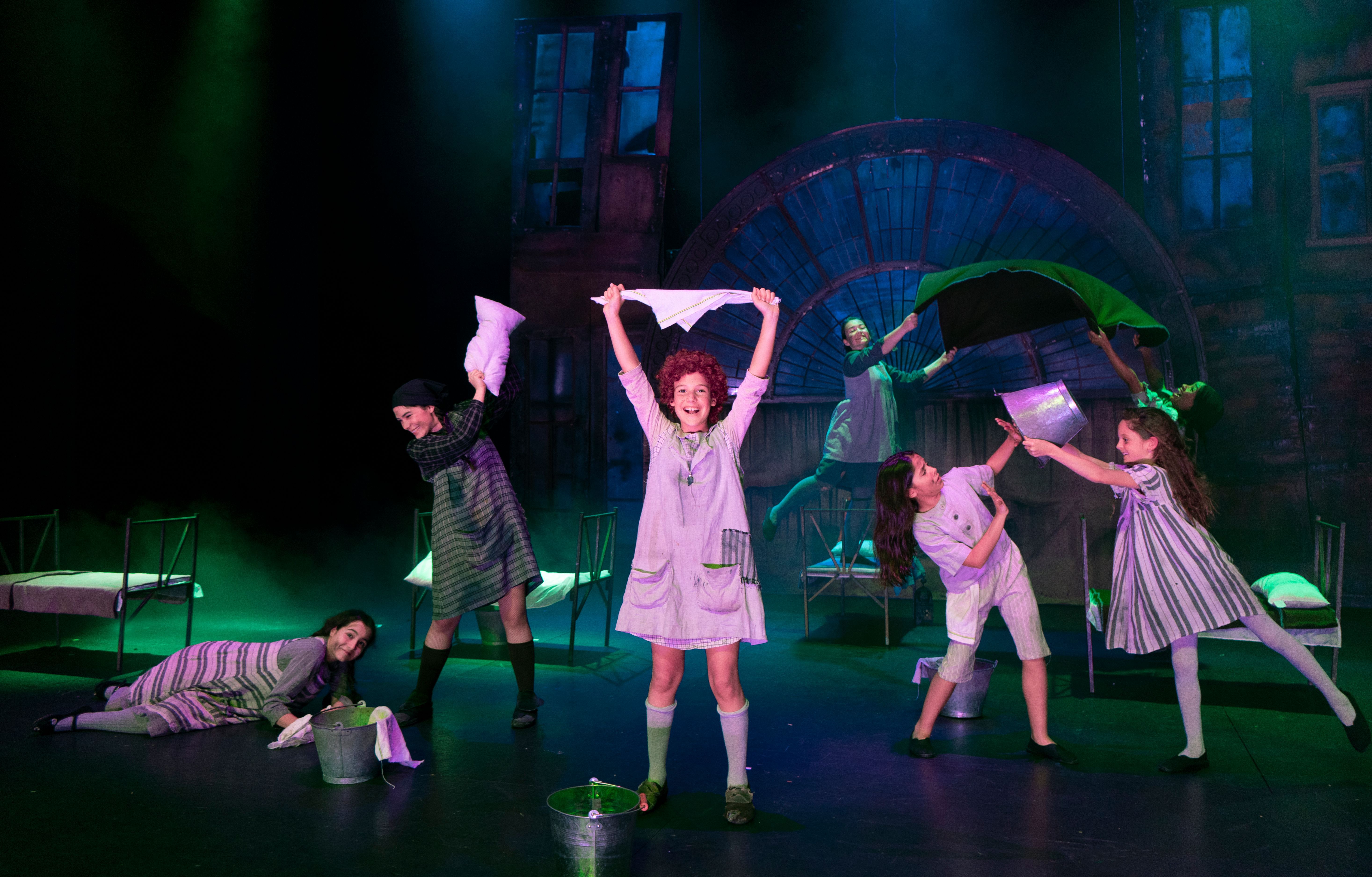 Un momento de 'Annie', el mítico musical de Broadway.