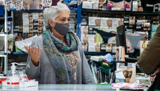 Amalia durante la entrevista. Autor: Manu García.