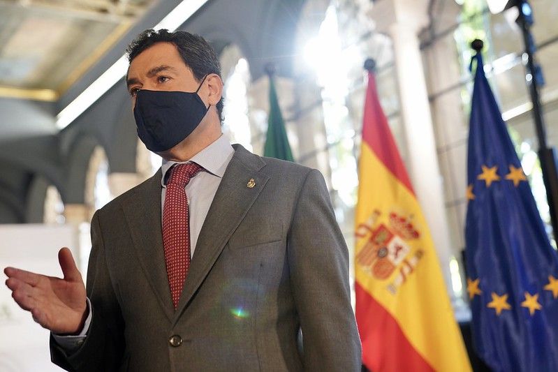 El presidente de la Junta de Andalucía, Juan Manuel Moreno, en una imagen reciente.