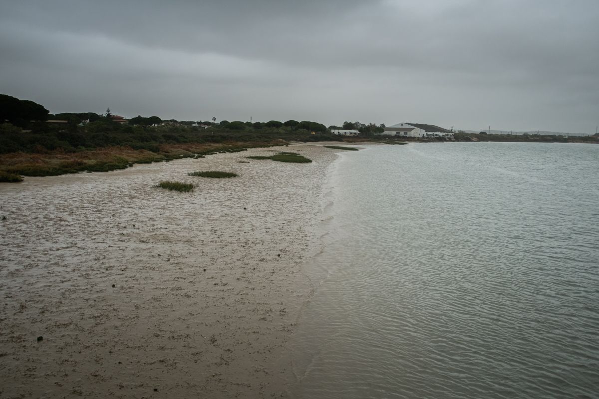 La playa en Los Toruños, junto a Valdelagrana.