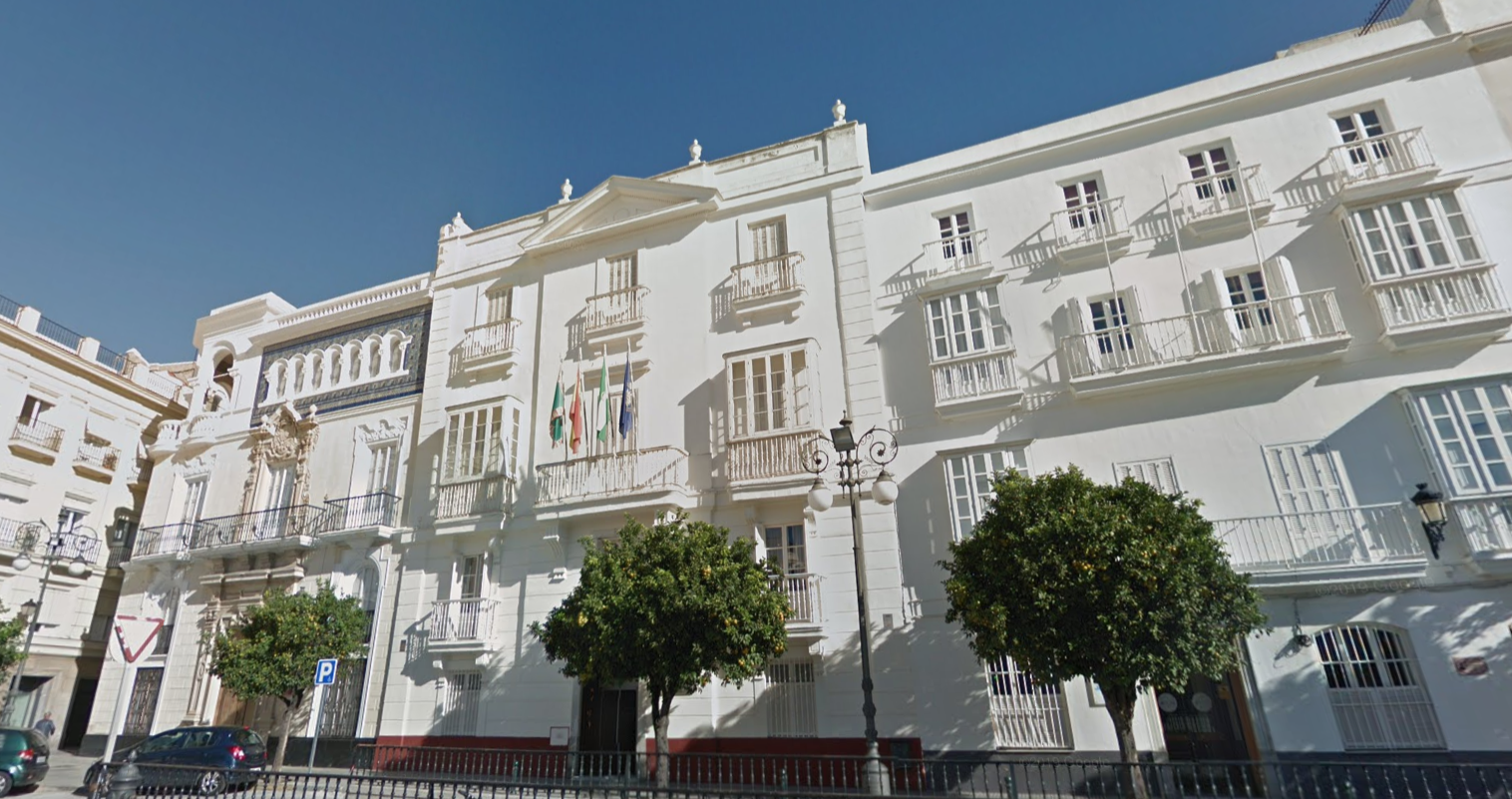 La sede de la UNED en Cádiz, en una imagen de Google Maps.