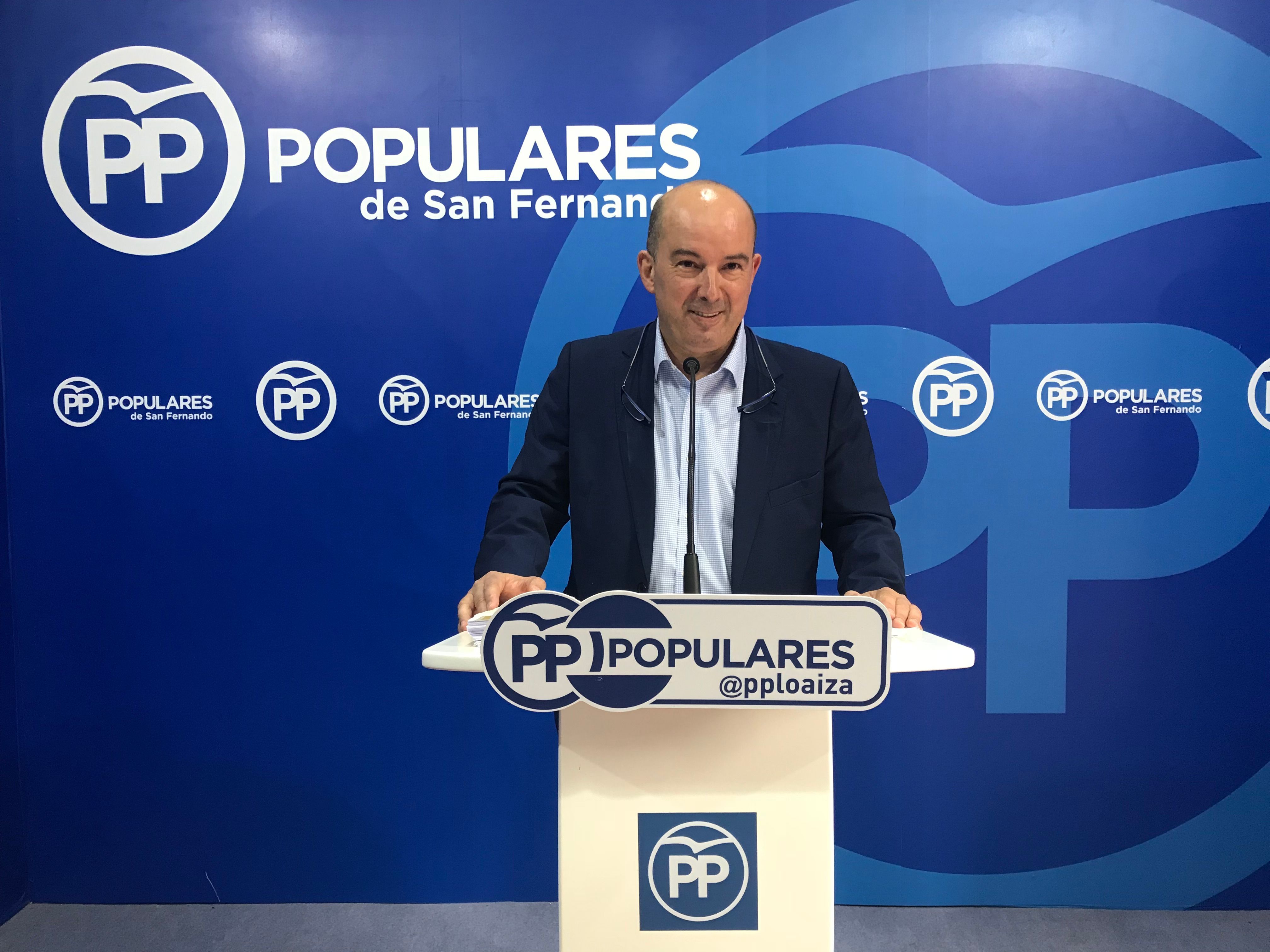 El concejal del PP de San Fernando, Manuel Raposo.