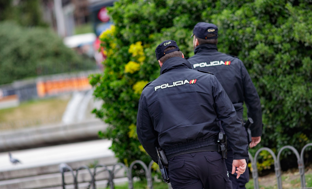 Una pareja de la Policía Nacional.