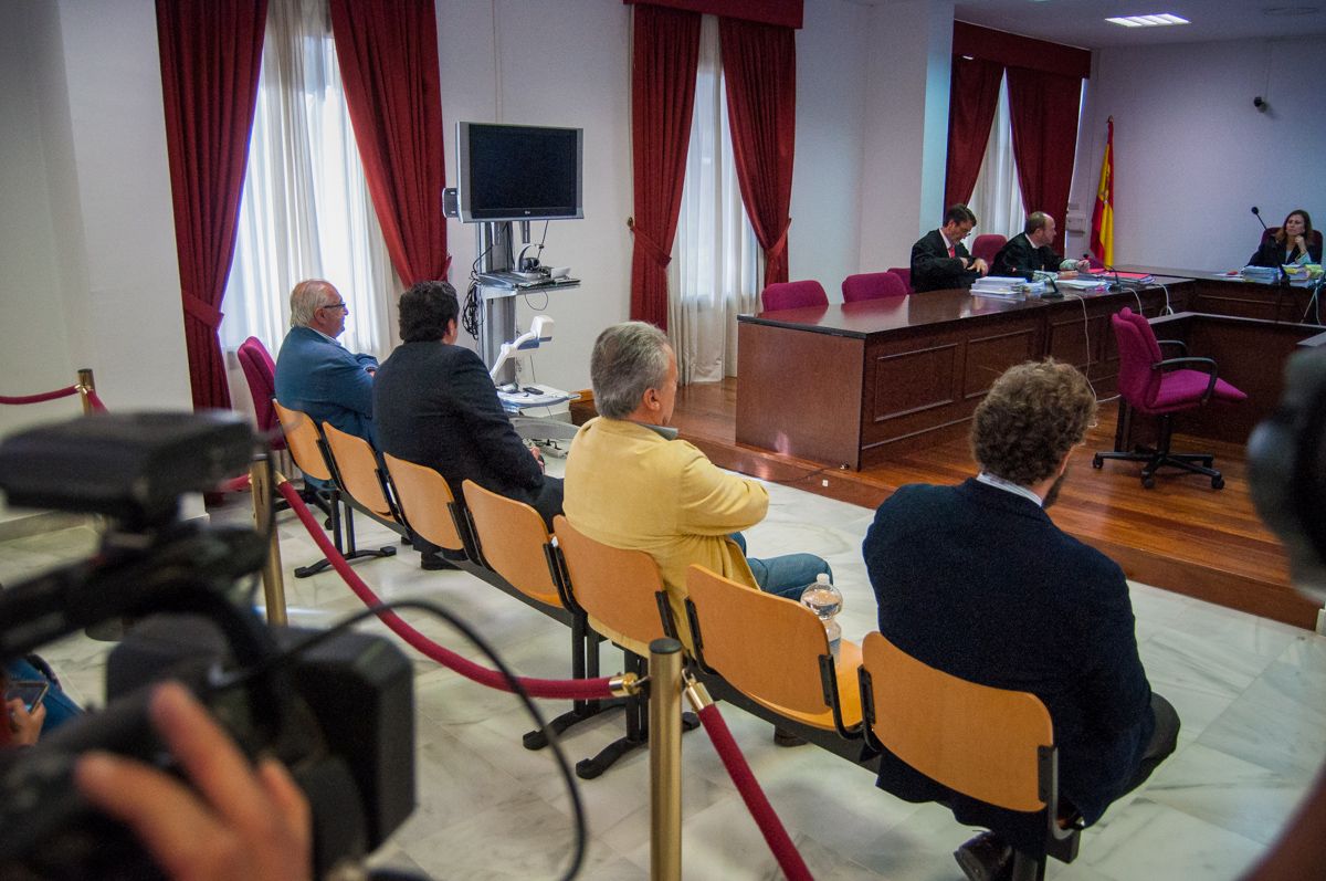 Pacheco, durante el juicio por el caso de los 'Huertos de Ocio'. FOTO: MANU GARCÍA.
