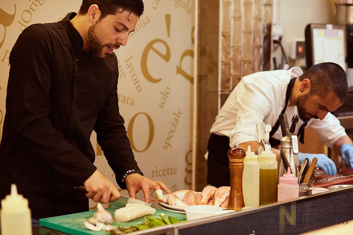 Restaurante 'Confusione'.