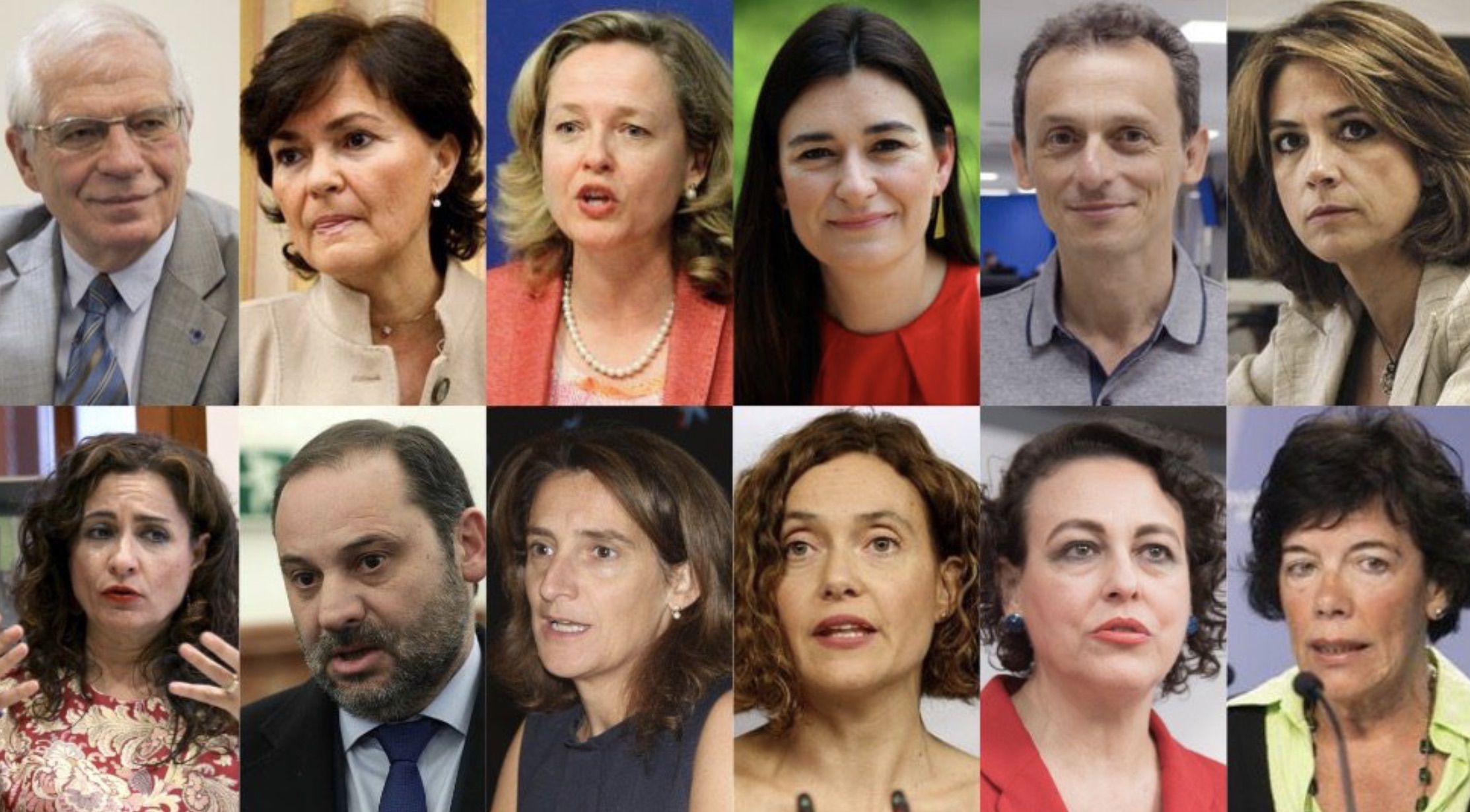 Los ministros y ministras de Pedro Sánchez. FOTO: eldiario.es