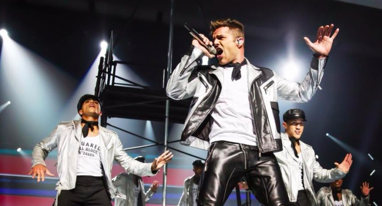 Ricky Martin, durante un concierto. FOTO: RICKYMARTINMUSIC.COM