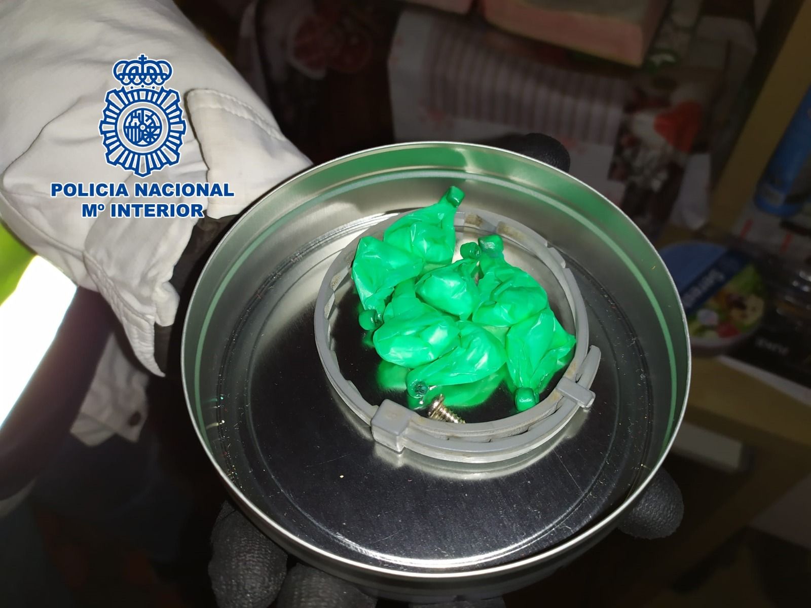 La droga aprehendida a los narcos en La Línea. FOTO: CNP