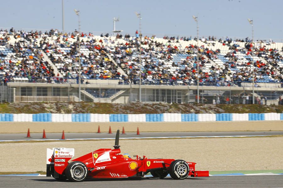 Una prueba de Fórmula 1 celebrada en el Circuito de Jerez.