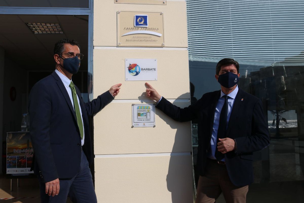 Visita del vicepresidente andaluz Juan Marín a Barbate. Visita del vicepresidente andaluz Juan Marín a Barbate.