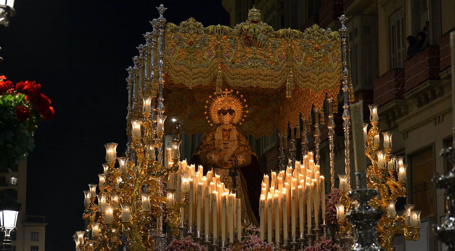 Una procesión de la Semana Santa de Málaga, en una imagen de archivo.