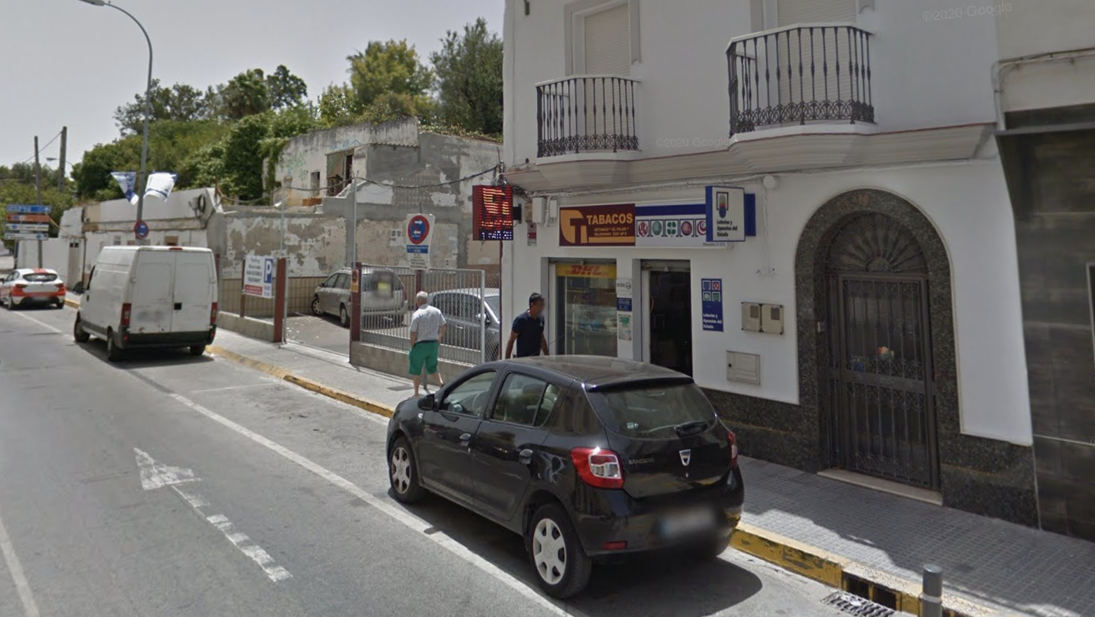 Administración de Loterías de la Cuesta del Matadero, en Chiclana, en una imagen de Google Maps.