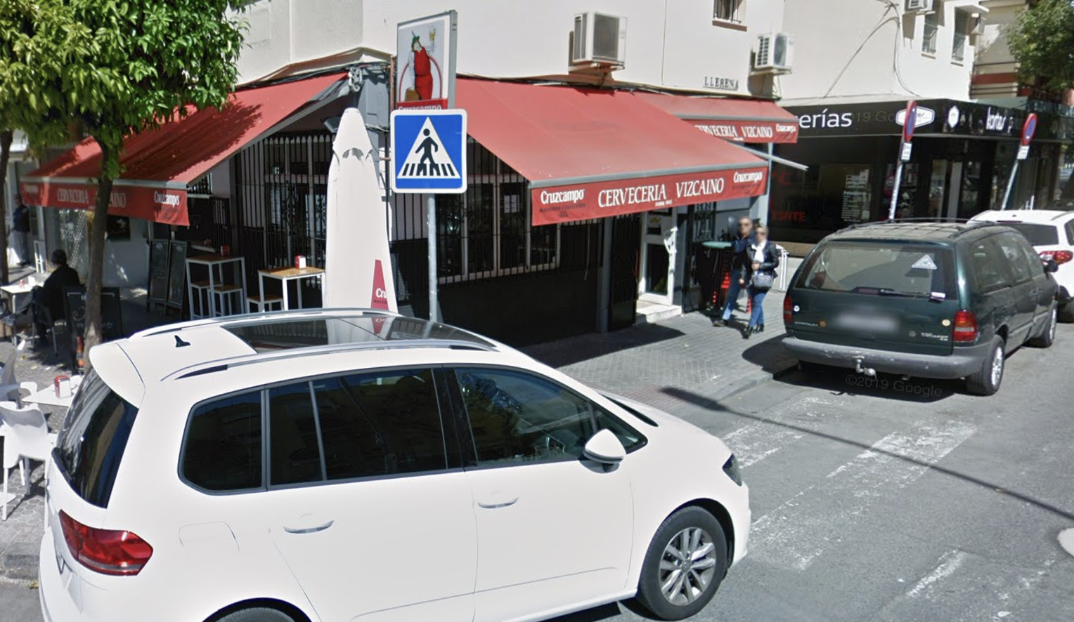 Calle Llerena, en Sevilla, en una imagen de Google Maps.