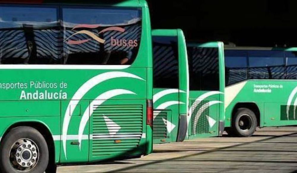 Autobuses del Consorcio de Transportes Bahía de Cádiz para reforzar los desplazamientos.