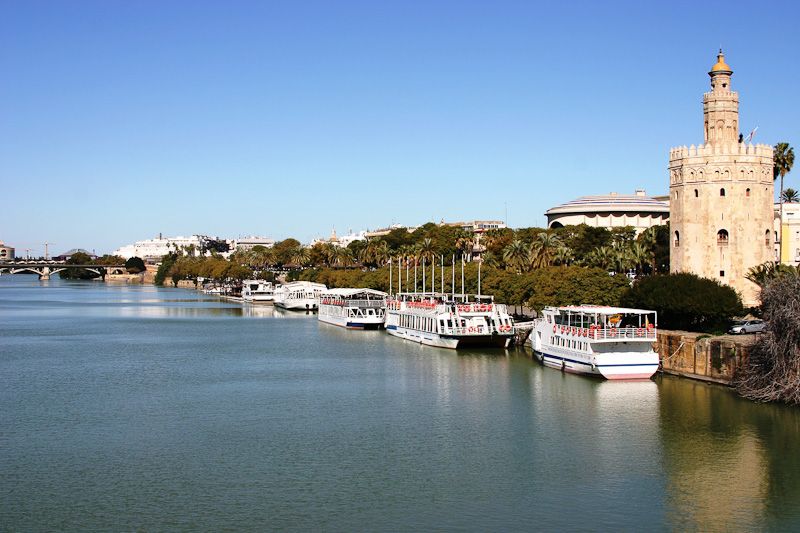 El río Guadalquivir, a su paso por Sevilla.