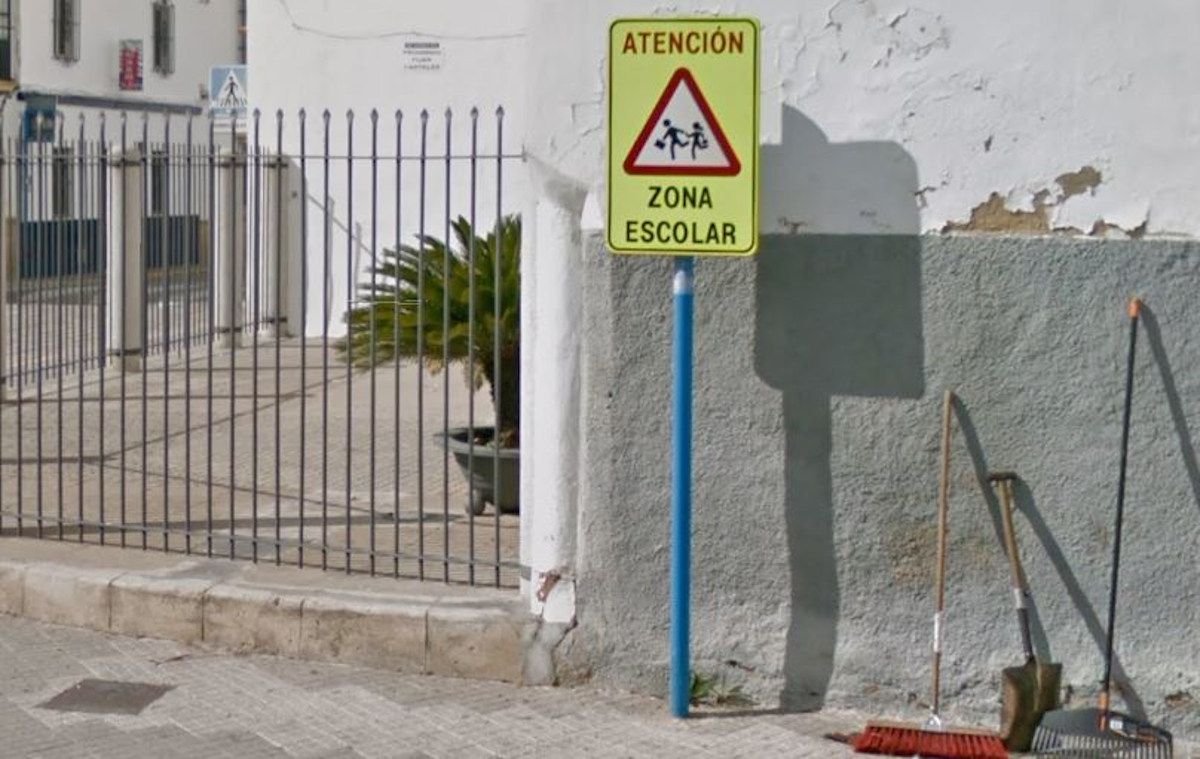 Una zona escolar de Arahal. Una zona escolar de Arahal.