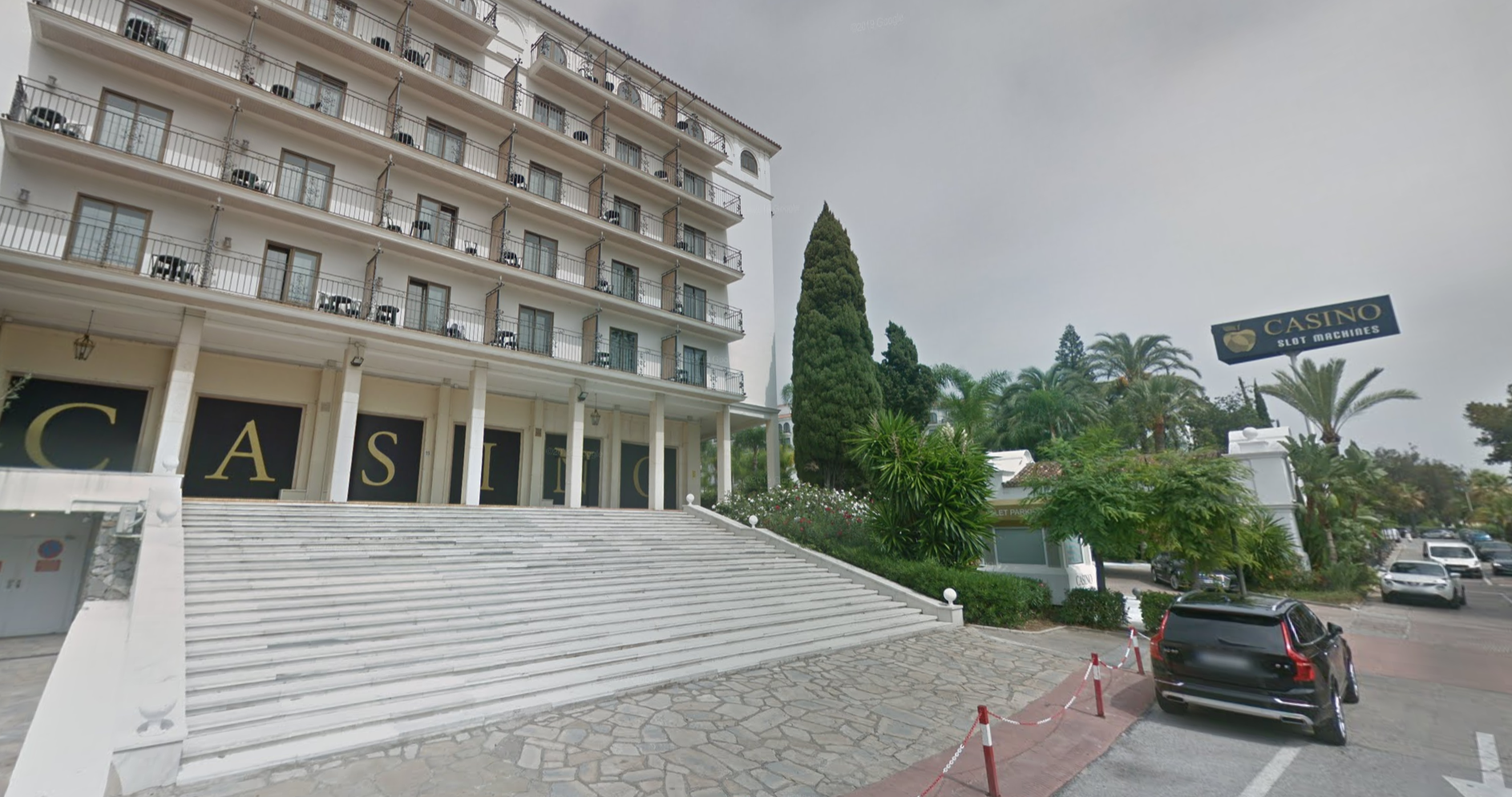 El casino de Marbella, en una imagen de Google Maps.
